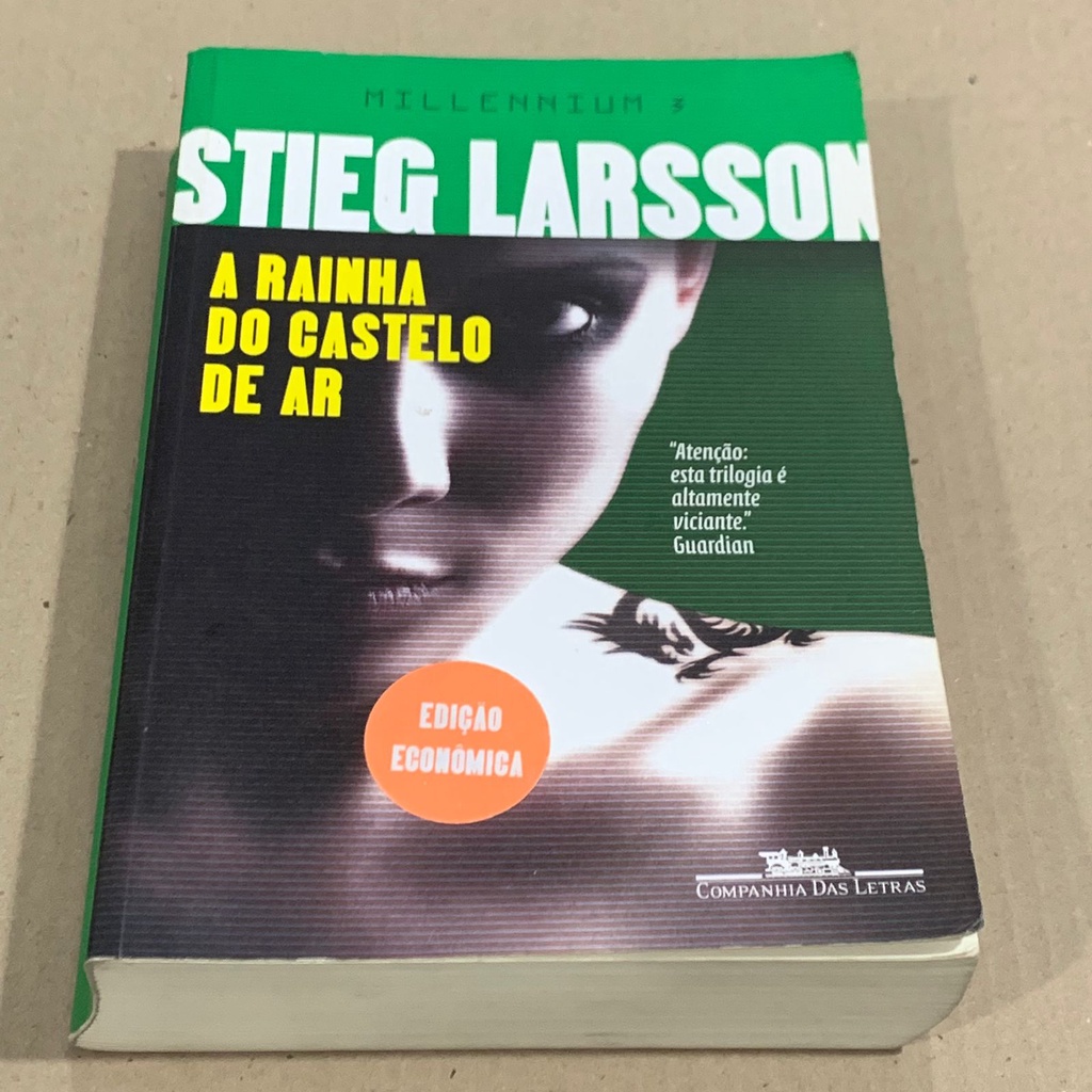 Livro A Rainha Do Castelo De Ar Millennium 3 Stieg Larsson Shopee Brasil 7626