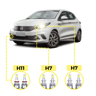 Kit Super Led Philips Ultinon H7 + H7 + H11 Fiat Argo