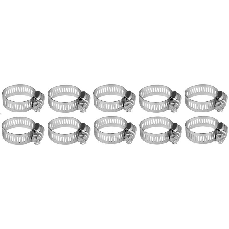 Kit 10 Abraçadeira Metal Para Mangueira 1 Polegada Reforçada