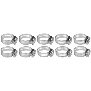 Kit 10 Abraçadeira Metal Para Mangueira 1 Polegada Reforçada