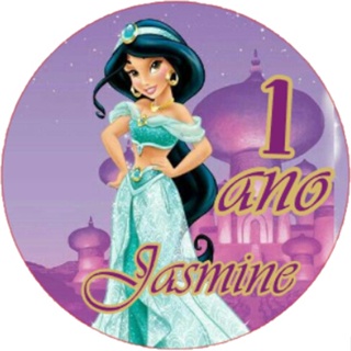 Adesivo da Princesa Jasmine roqueira 0250 – Loja de adesivos