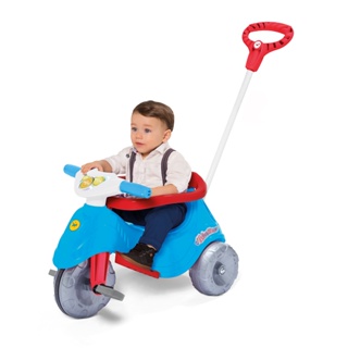 Carrinho de Passeio Infantil Velotri com Pedal - com Empurrador Calesi em  Promoção é no Bondfaro