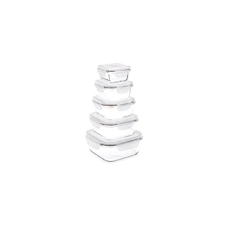 Kit de Potes Herméticos Brinox Lock&Stock 5 Peças