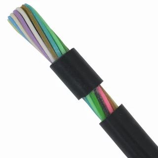 2 Mts Cabo Manga 20 Vias 26AWG Preto sem Blindagem