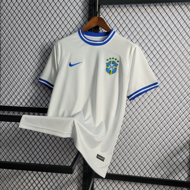 Camisa De Time Brasil Copa 2022 Uniforme Novo Edição Especial Branca ...