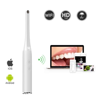Câmera Dentária Sem Fio Wifi Endoscópio Oral Inspeção Intraoral HD Vídeo Para Android IOS