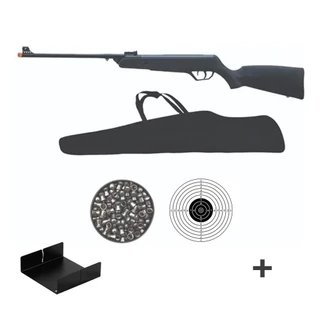 Carabina de Pressão New Jade Oxidada 4.5mm - CBC + Chumbo + Capa + Alvo + Porta Alvo em Oferta na Shopee