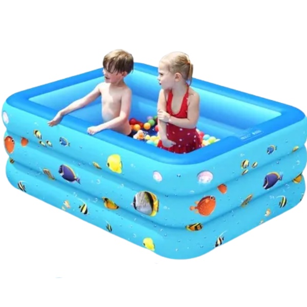 PISCINA INFLÁVEL RETANGULAR INFANTIL 500/250 LITROS / PISCINA IDEAL PARA SACADAS*