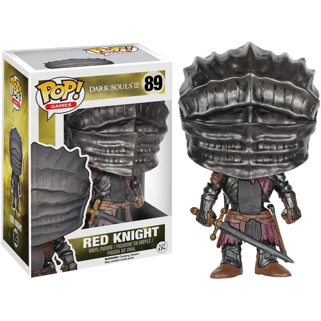 Brinquedo Boneco Game Dark Souls 3 Red Knight Vinyl Figure Funko Pop 89 Collection Model Toys Cavaleiro Vermelho 10cm