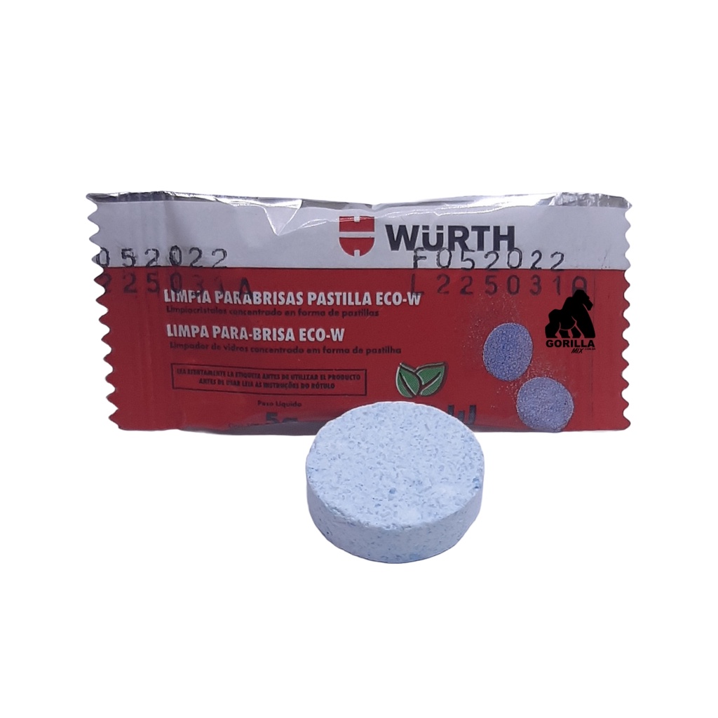 Limpia parabrisas en pastillas ECO-W 5g