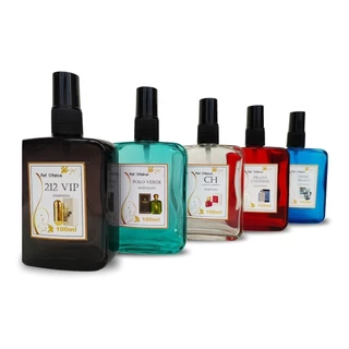 56 Etiquetas Rótulos Adesivos para frascos de Vidro De Perfume 100ml - Já recortadas