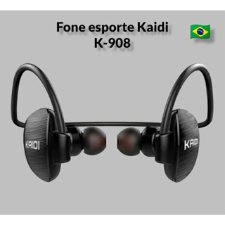 Fone esporte Kaidi 908 confortável e com som Alto