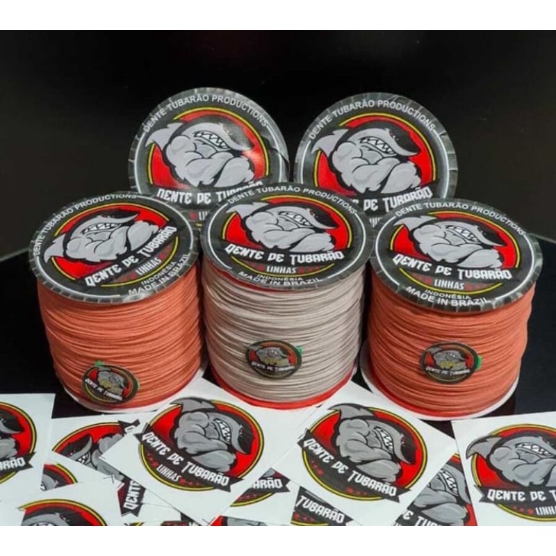 Linha dente de Tubarão 100 jardas Fio 10