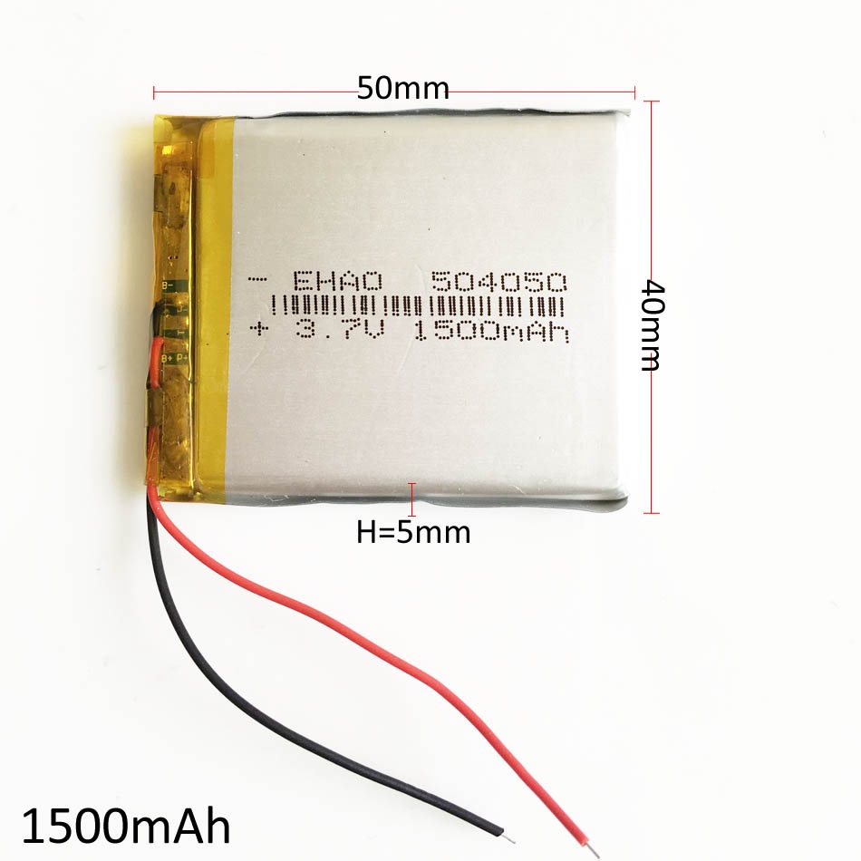 Bateria De 3,7v 1500mah Recarregável