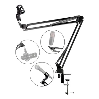 Suporte Articulável Para Microfone - Pedestal Apoio Mesa