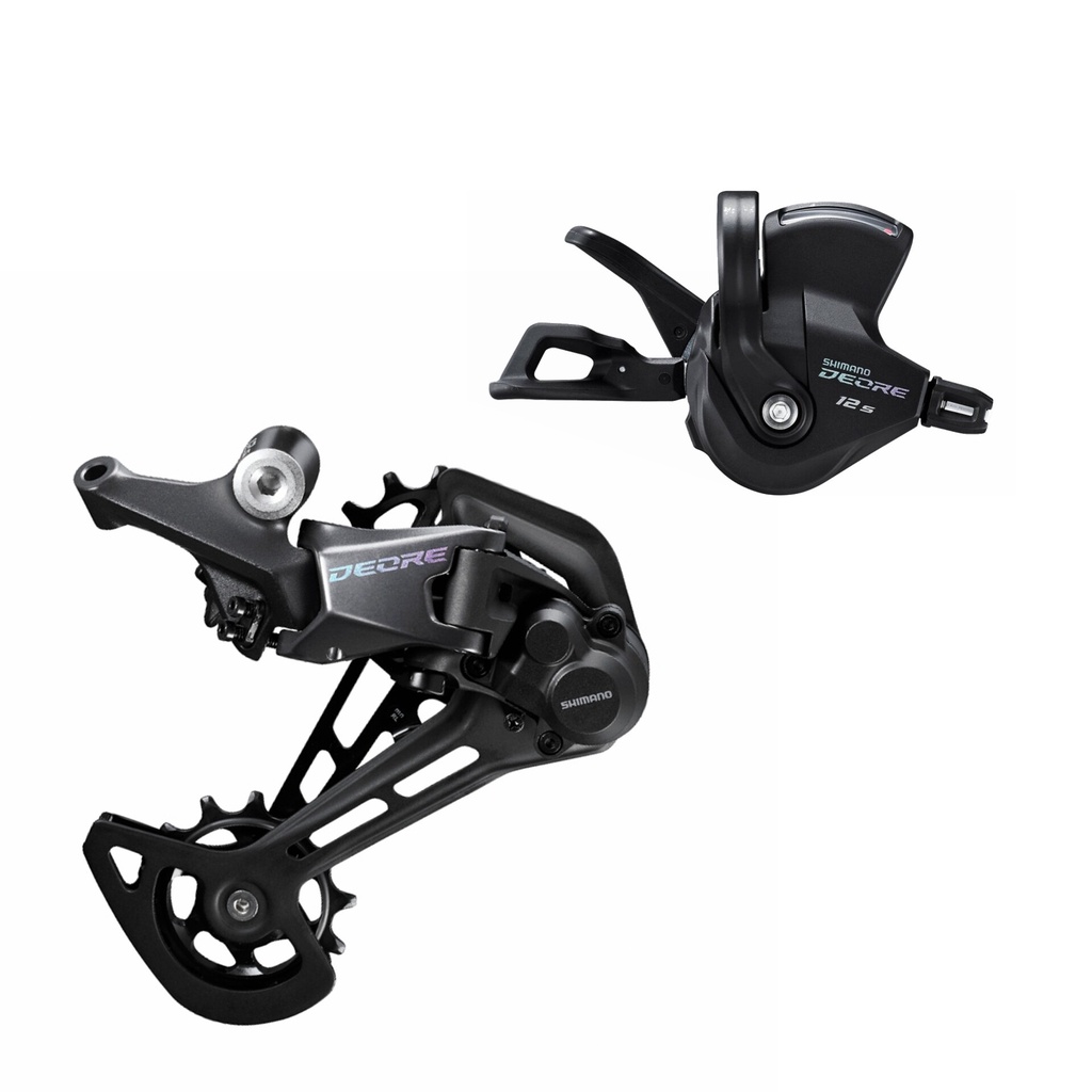 Kit Grupo Trocador + Cambio Traseiro Shimano Deore M6100 12 velocidades 1x12 12v