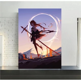 Quadro de mdf poster sem moldura Anime, Jogo, Arknights