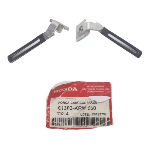 Porca Carcaça Farol Cg Titan 150 Até 08 61303-krm-860 O Par