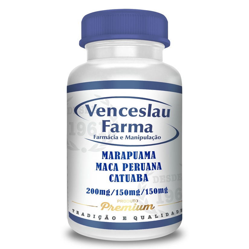 Marapuama Maca Peruana E Catuaba C/60 Doses | Shopee Brasil