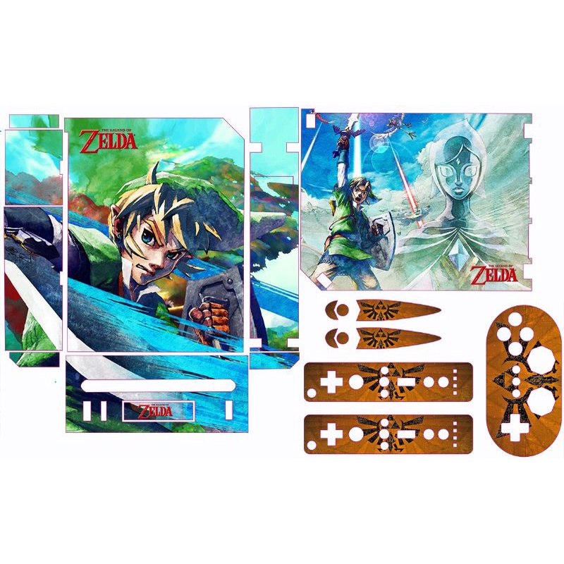 Skin Adesiva Nintendo Wii - The Legend of Zelda
