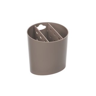 Escorredor de Talhares Oval Coza Basic 13,8 x 10,5 x 14,4 cm Warm Gray