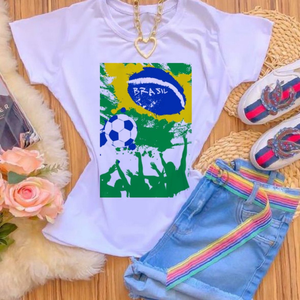 T-shirt Brasil - Copa 2022