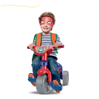 Motoca Triciclo Infantil com Empurrador Praia e Campo Bob Mar - Xplast