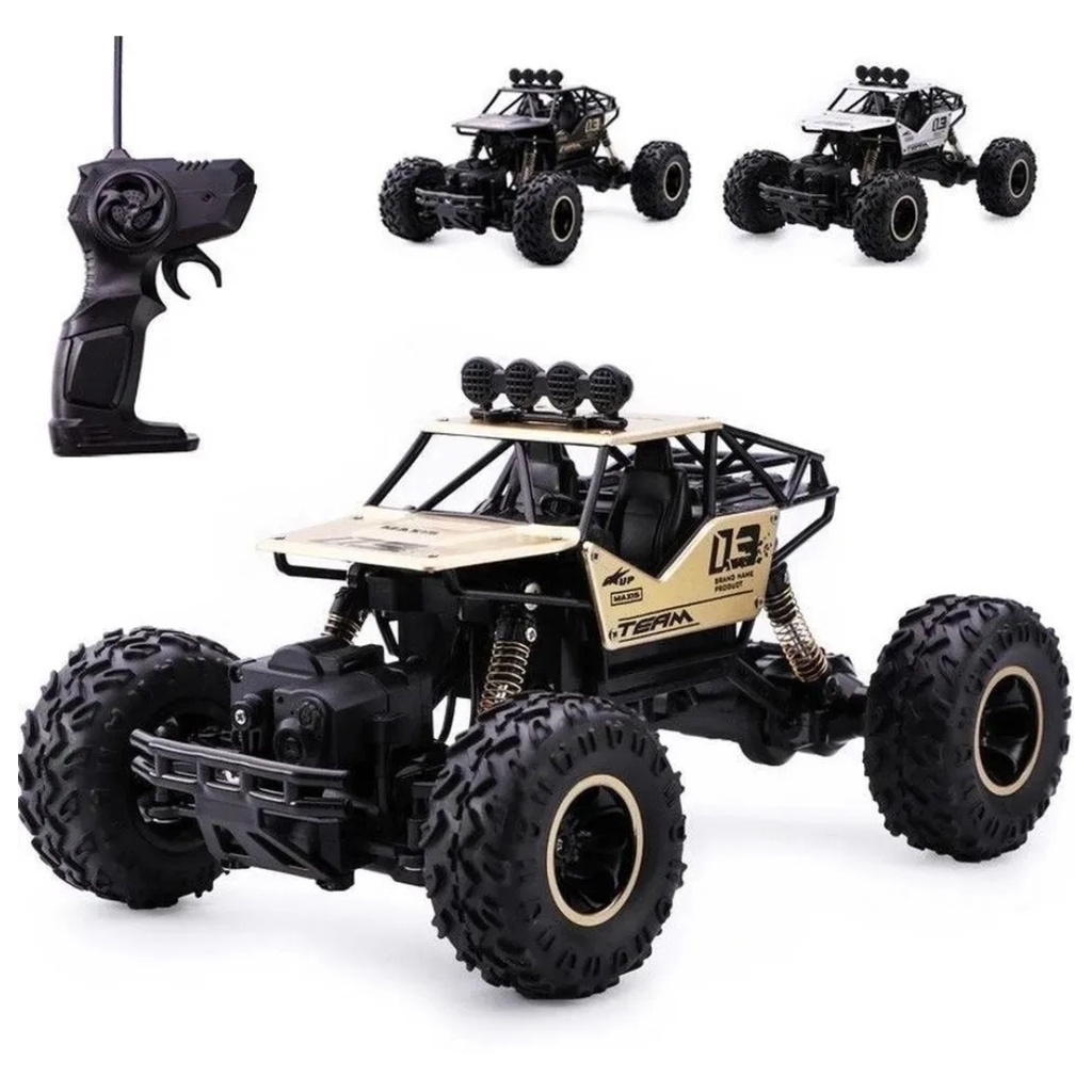 Carrinho Controle Remoto Monster Truck Junior - Polibrinq - Vermelho