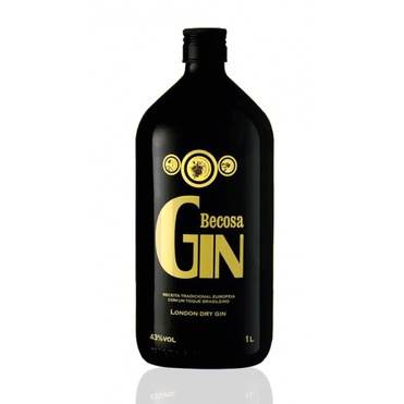 Gin Becosa London Dry 1000ml | Shopee Brasil