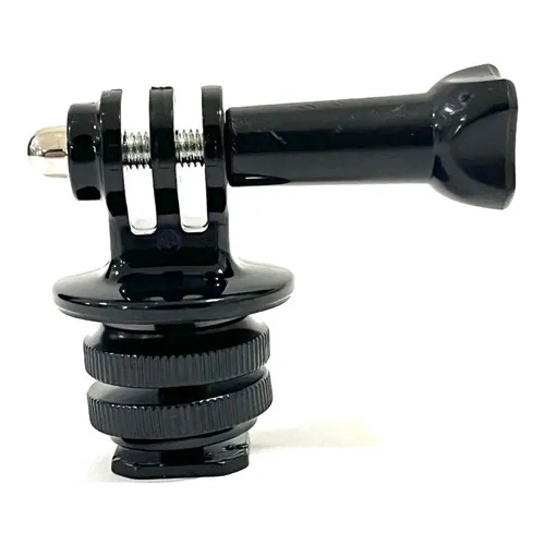 Parafuso Adaptador Sapata Flash 1/4 + Mini TriPod Gopro