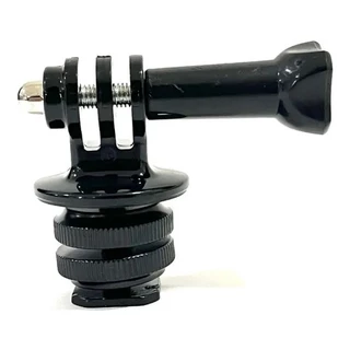Parafuso Adaptador Sapata Flash 1/4 + Mini TriPod Gopro