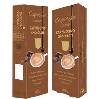 Capsulas Nespresso Chocolate Cappuccino Café Italle 20 unidades