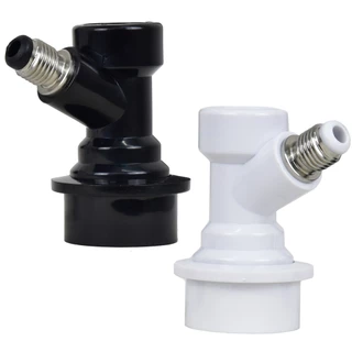 Conector Ball Lock Gás/Líquido rosca 7/16 o par