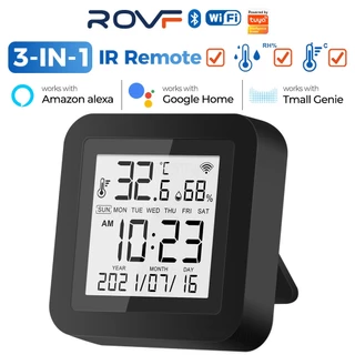 ROVF tuya Smart Wifi IR Controle Remoto Umidade Universal Da Temperatura