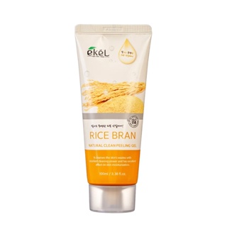 ekel natural clean peeling gel rice bran 100ml