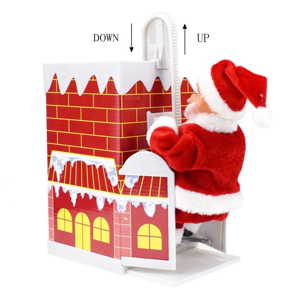 Boneca Musical de Papai Noel Elétrico, Canto de Natal e Brinquedos  Dançantes Mesa de Natal Decoração Decorações Bateria Operada Figura Musical  Move Ch