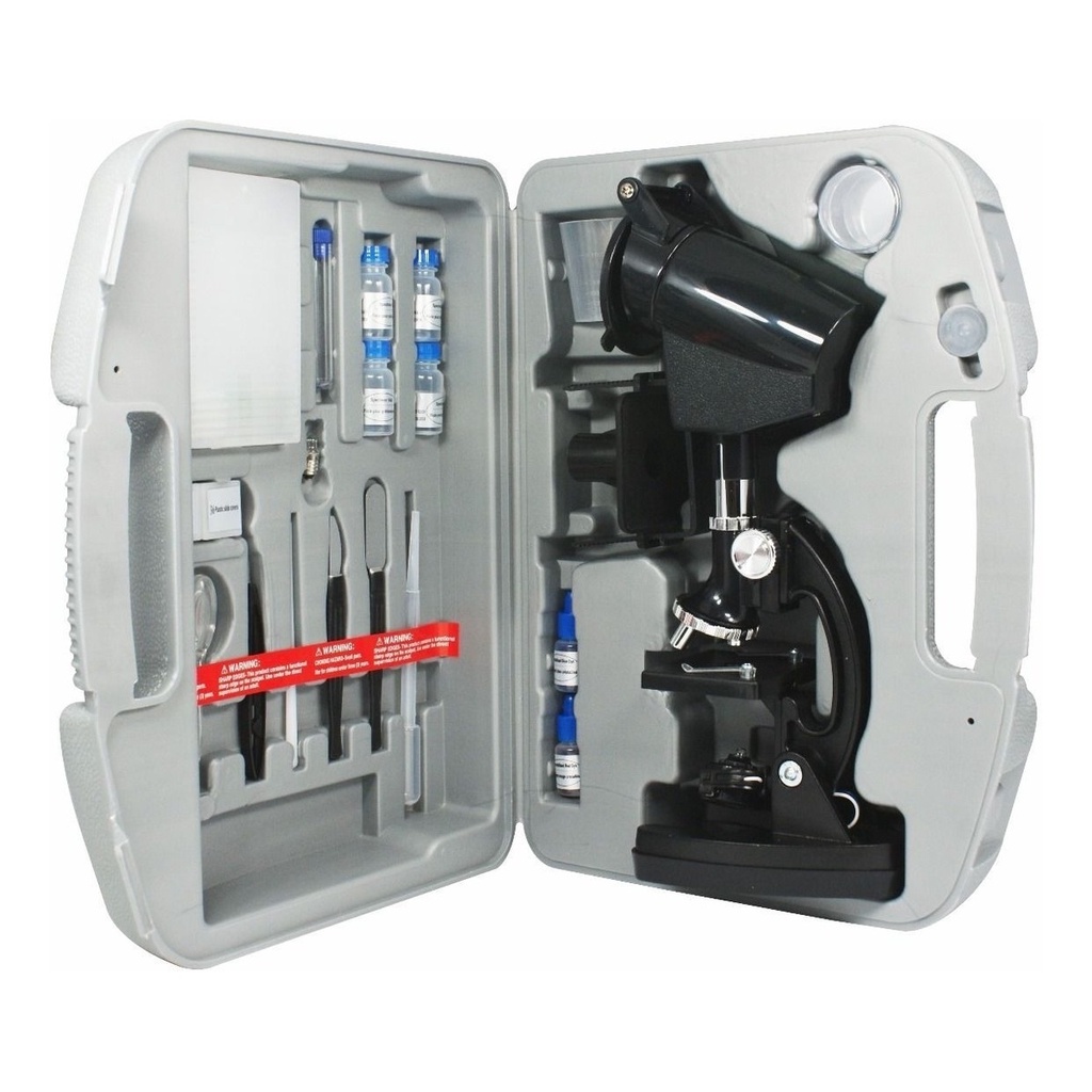 Microscópio Xsp-2xt Kit 98 Pcs 300x/600x/1200x Maleta Grátis | Shopee ...