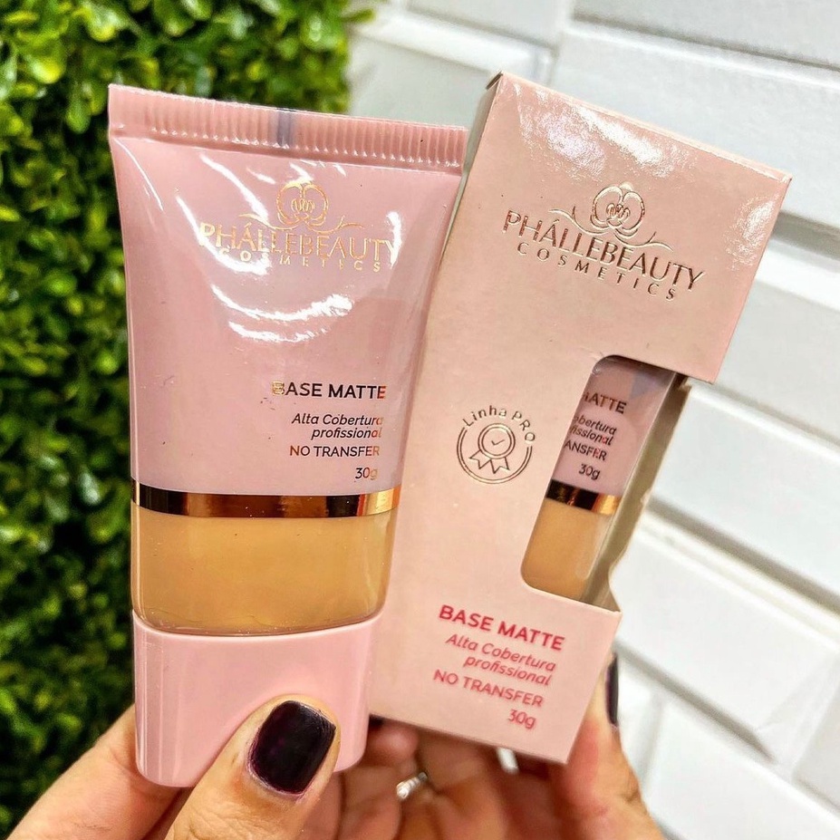 Base Matte Alta Cobertura - Phallebeauty