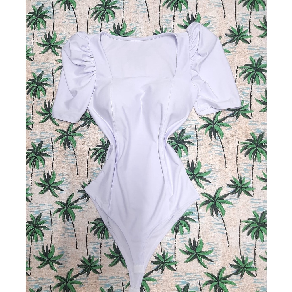 Body Feminino Manga Princesa Bufante Blusinha Bodi Bojo | Shopee Brasil