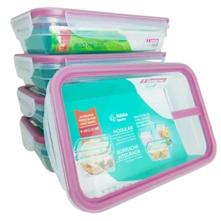 Pote Plástico Com Travas Empilhavel Sanremo 820ml - Alta Qualidade