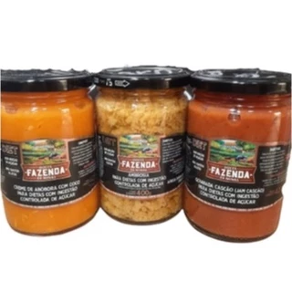 Kit Doces Diet Zero Açúcar, Fazenda de Minas - 3 itens