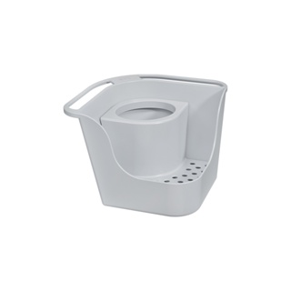 Organizador de Pia Flex Coza Basic 16,6 x 16,6 x 12 cm Cinza Frio