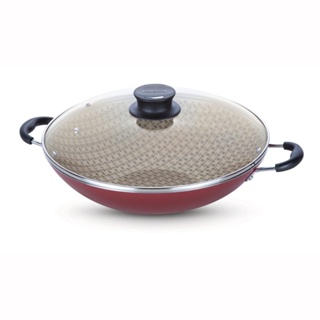 Panela Wok Alumínio 36Cm Paris Vermelho - Tramontina