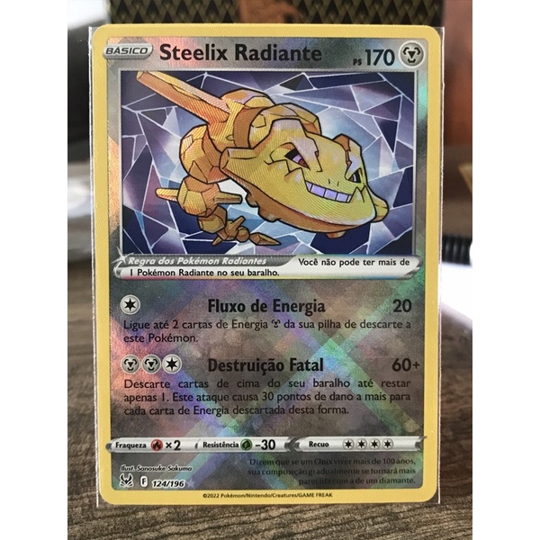 Novo tipo de carta: Pokémon Radiante!