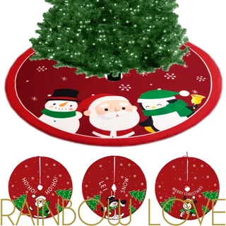 Produtos Decorações De Natal/Vestido floral Vermelho Para Árvore Tapete Papai Noel & Rug De Neve