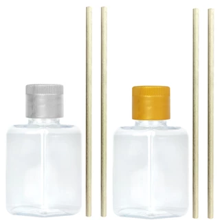 100 Frascos 40ml Aromatizador Lembrancinhas Com Tampa E Vareta