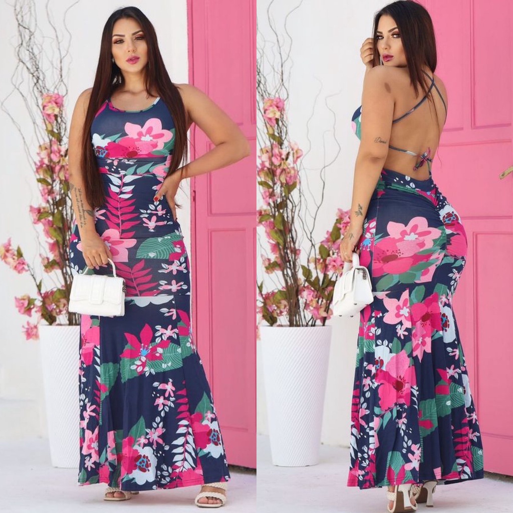 Vestido store estampado sereia