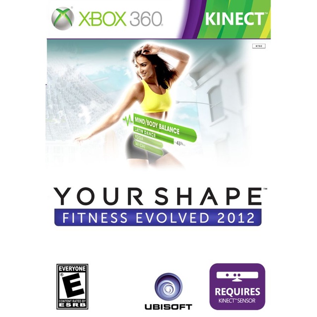 Your Shape Fitness Evolved 2012 Xbox 360 Kinect LT 3.0