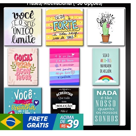 placas decorativas com frases em Promoção na Shopee Brasil 2023