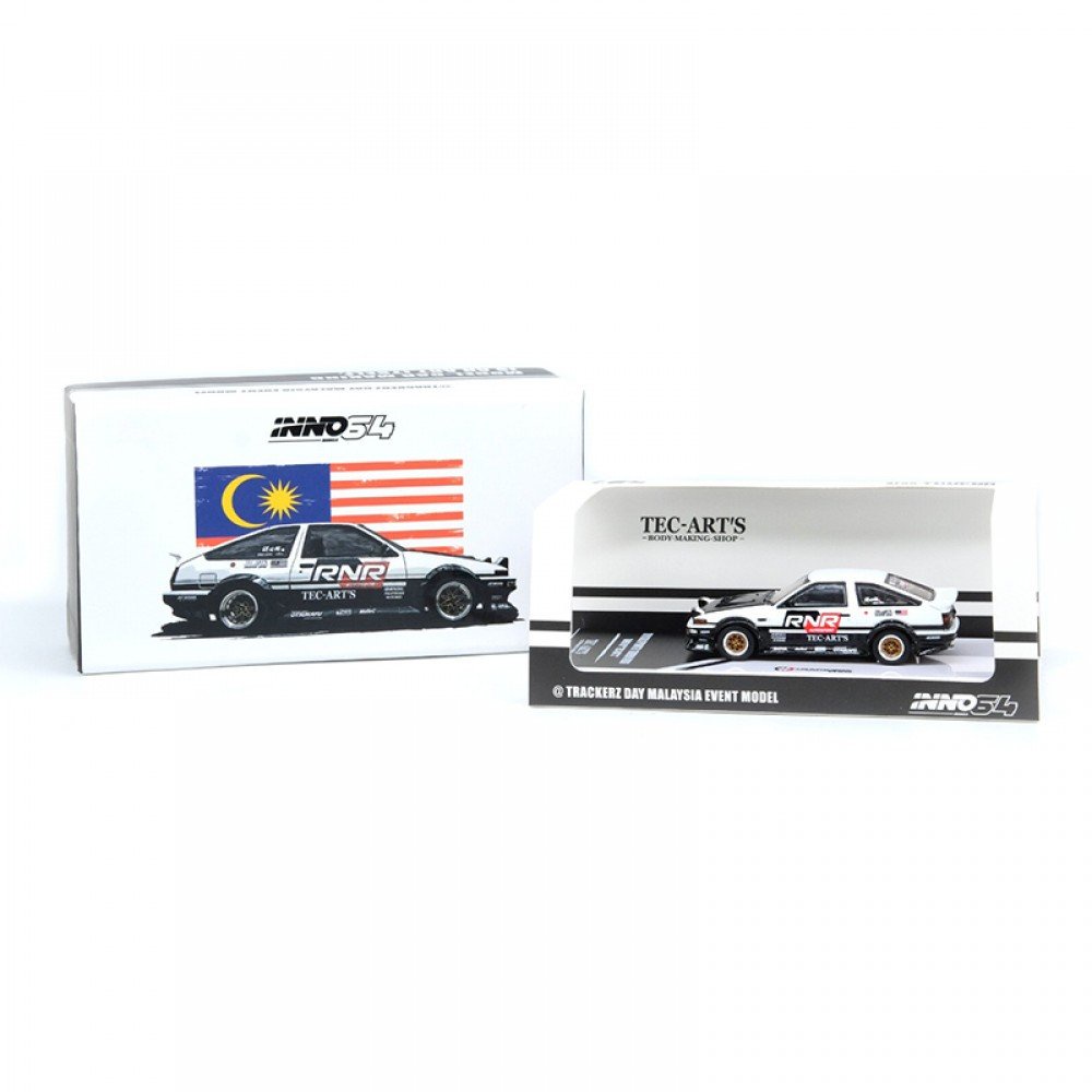 Inno64 IN64-AE86T-TECARTS 1/64 TOYOTA SPRINTER TRUENO AE86 TUNED